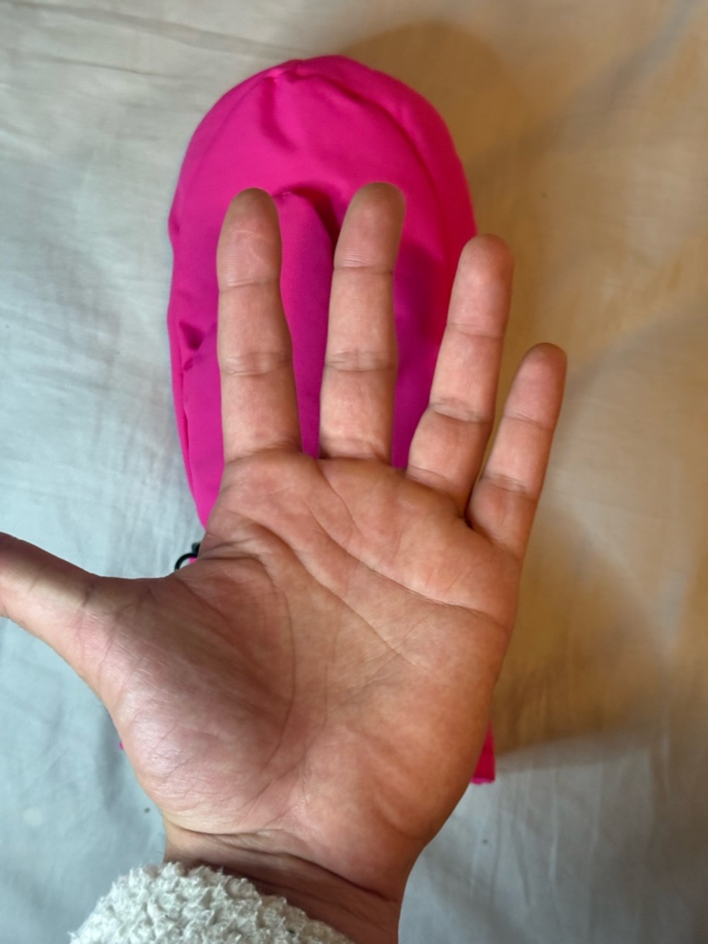 DUNKIN Hot Pink Winter LEFT Mitten - Picture 4 of 4
